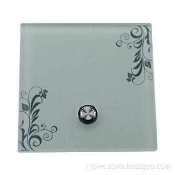 Fashionable One-Gang Intelligent Light Switch with 50/60Hz Frequency